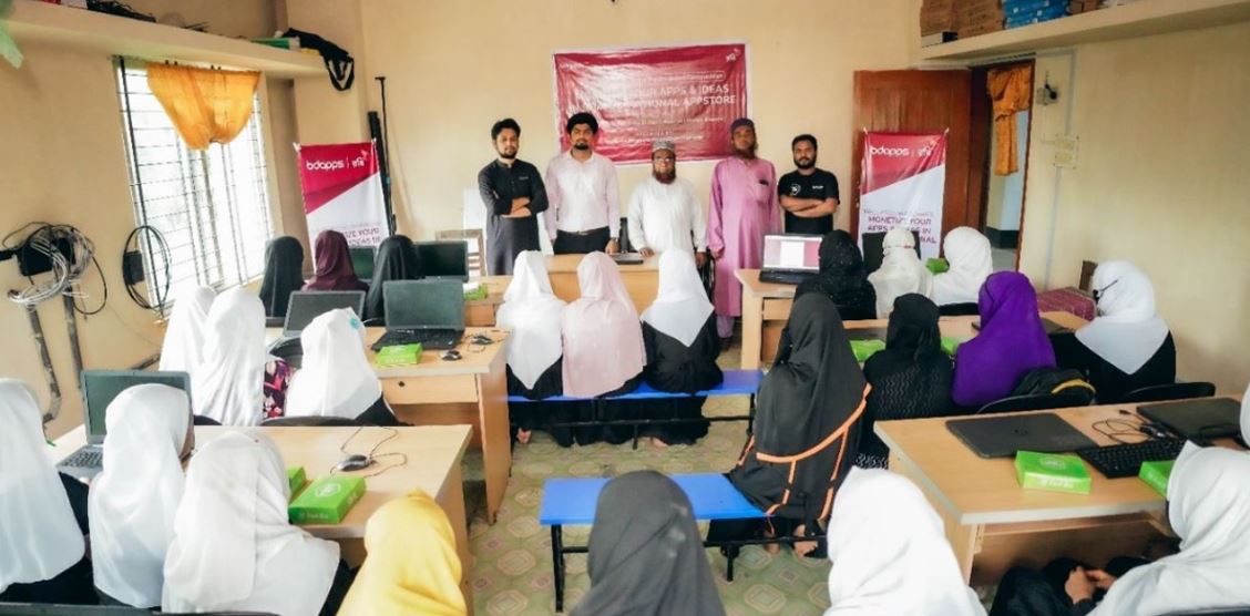 Tech training helps madrasa girls earning TK 5,000 monthly