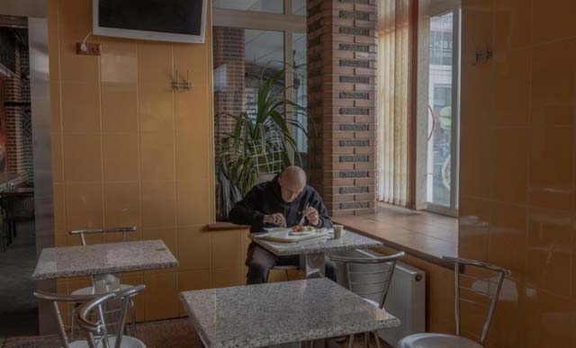 Frontline Ukraine cafe offers glimpse of normality as war rages