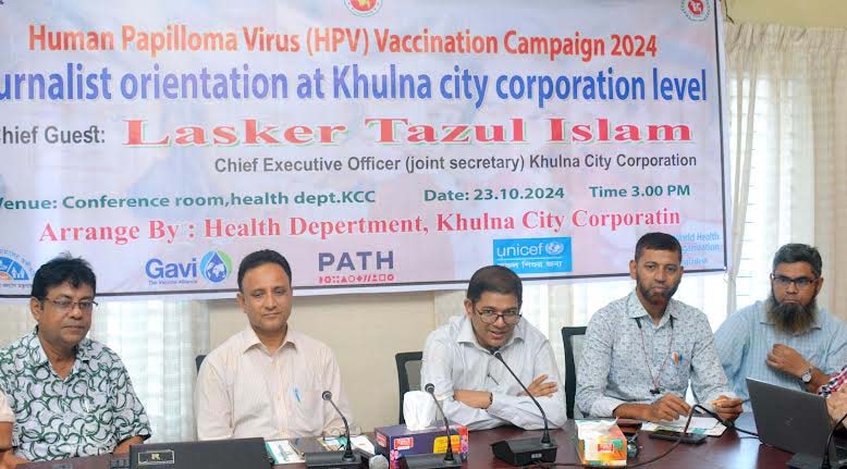 HPV vaccination begins in Khulna tomorrow