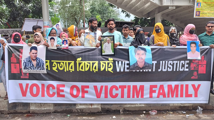 Families demand justice of extra judicial killing