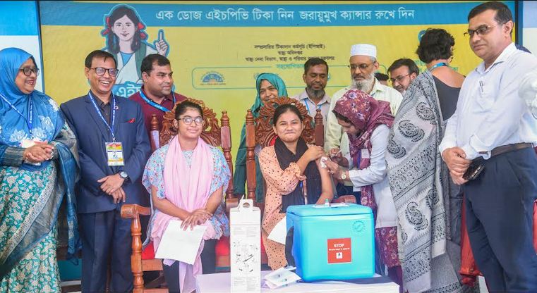 HPV vaccination campaign begins in Rajshahi division