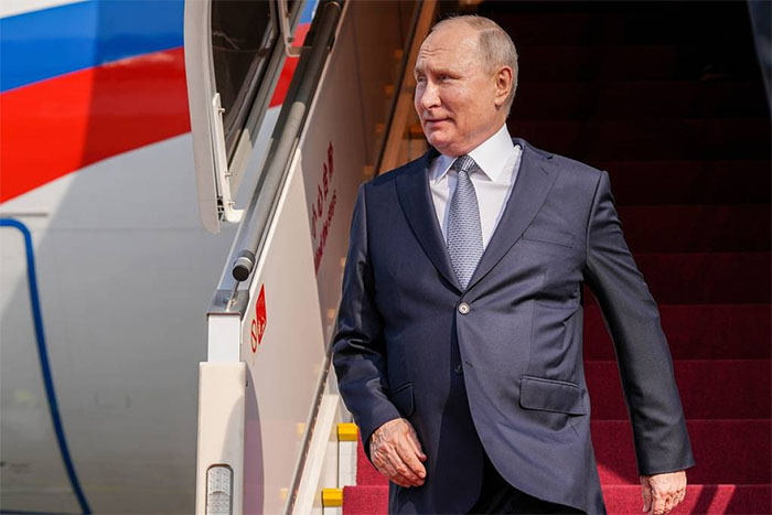 Putin arrives in Kazakhstan for two-day visit