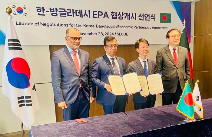 Dhaka and Seoul kicks off negotiation to sign EPA