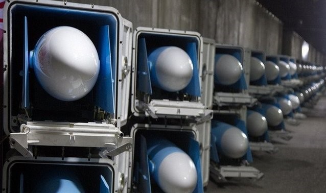 Iran Guards unveil underground missile facility for naval warfare