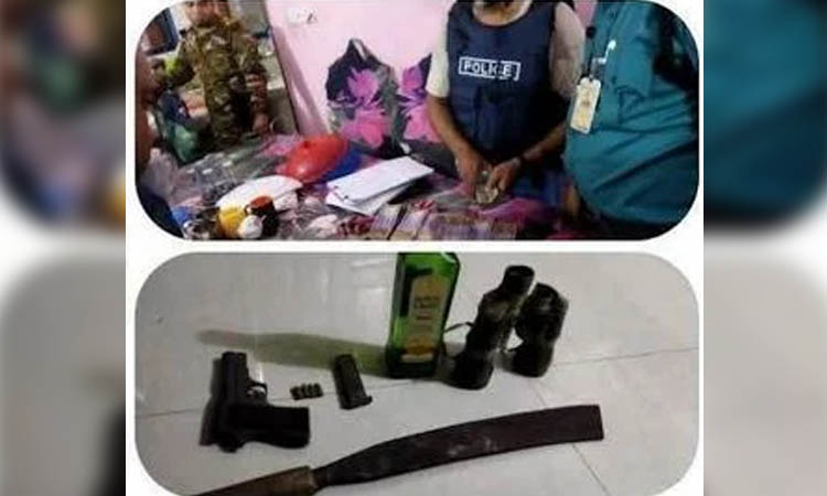 Arms and ammunition seized in Khulna