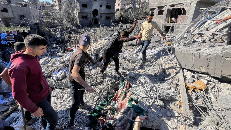 Gaza rescuers say 4 dead, 30 missing under rubble after Israeli strike