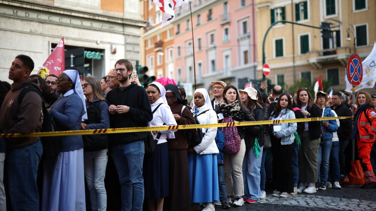 Up at dawn for front-row seat to history at Francis's funeral
