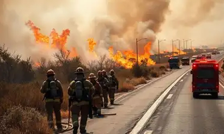 Israel police close roads, evacuate residents as fires spread near Jerusalem