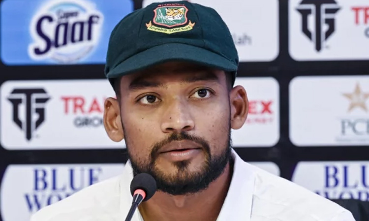 Shanto credits team effort for winning 2nd Test against Zimbabwe