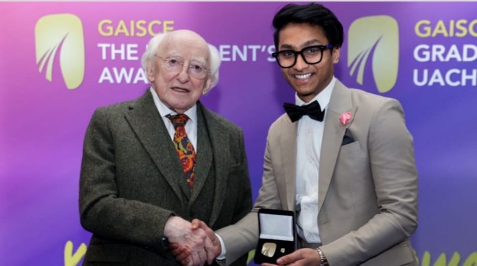 Bangladeshi medical student gets Ireland's 'Gaisce President's Gold Medal' 