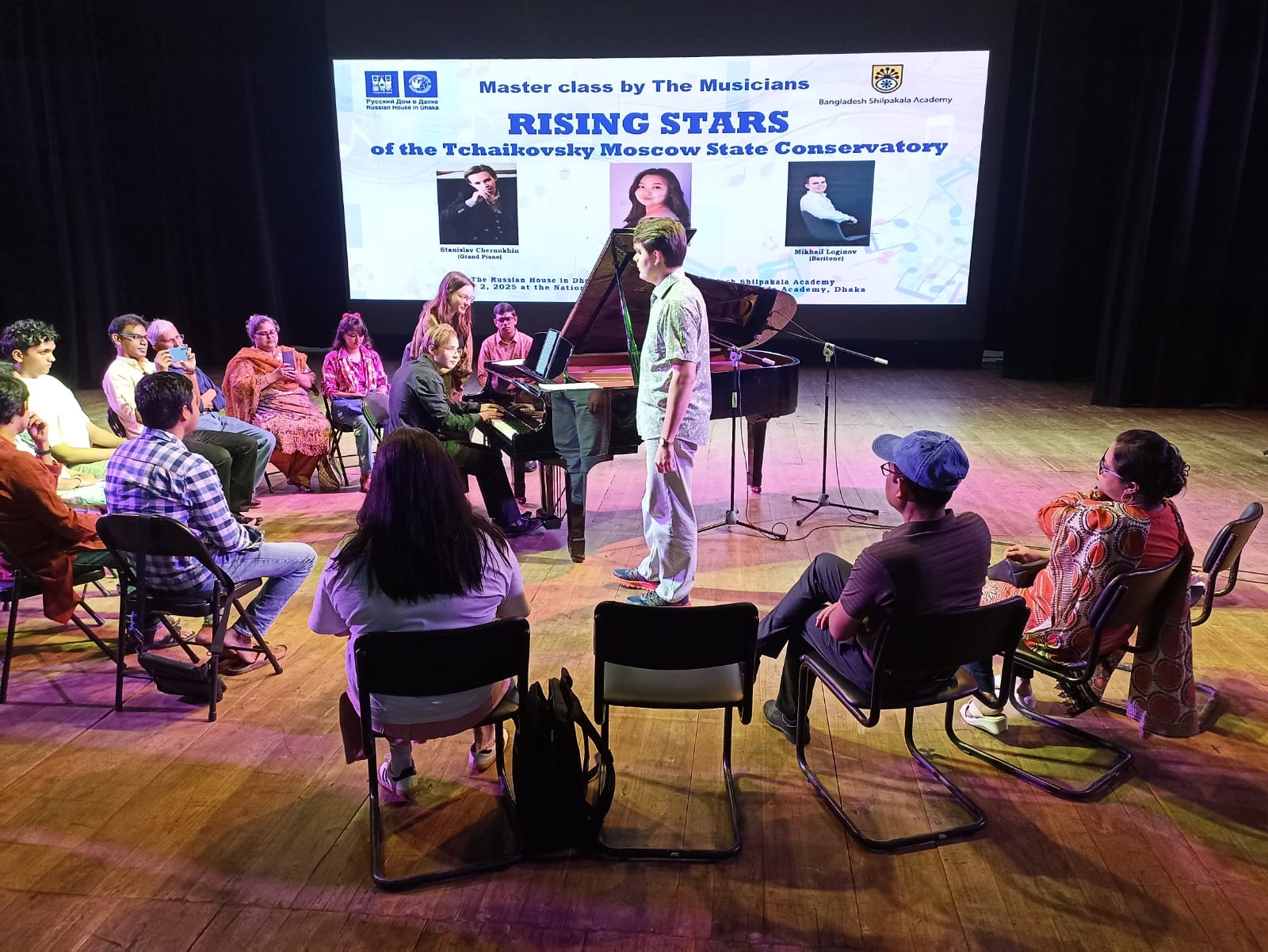 Classical music master class held in Dhaka