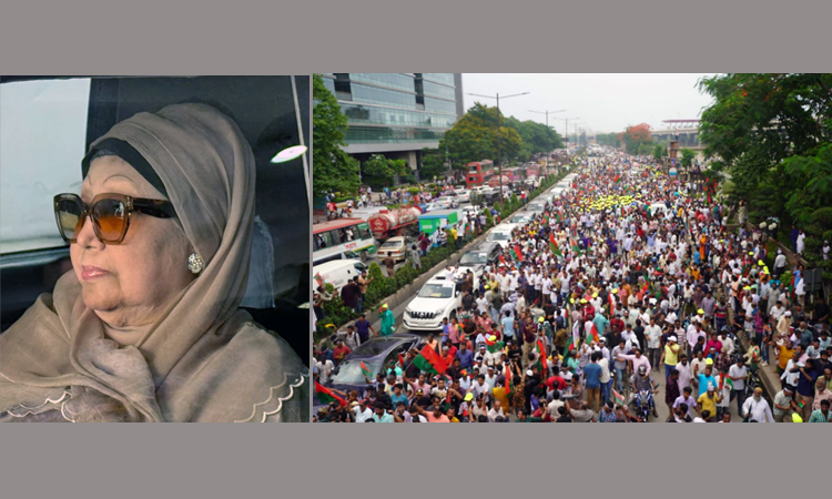 Khaleda Zia surrounded by love, joy, happiness