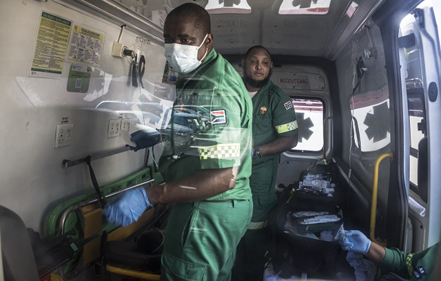 'I have to pray': fear, danger for paramedics in S. Africa's crime hotspots