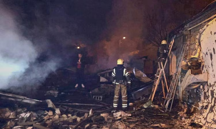 Drone attack on Ukraine capital kills two, wounds seven: mayor