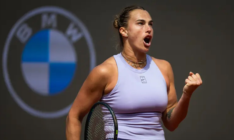 Sabalenka eases past Potapova in Rome opener
