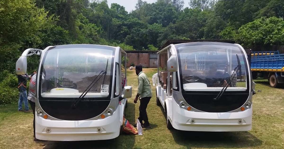 E-car service launched on trial basis on CU campus