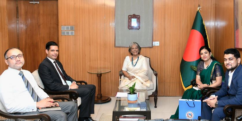 Nepalese envoy calls on Sharmin Murshid, discuss bilateral issues