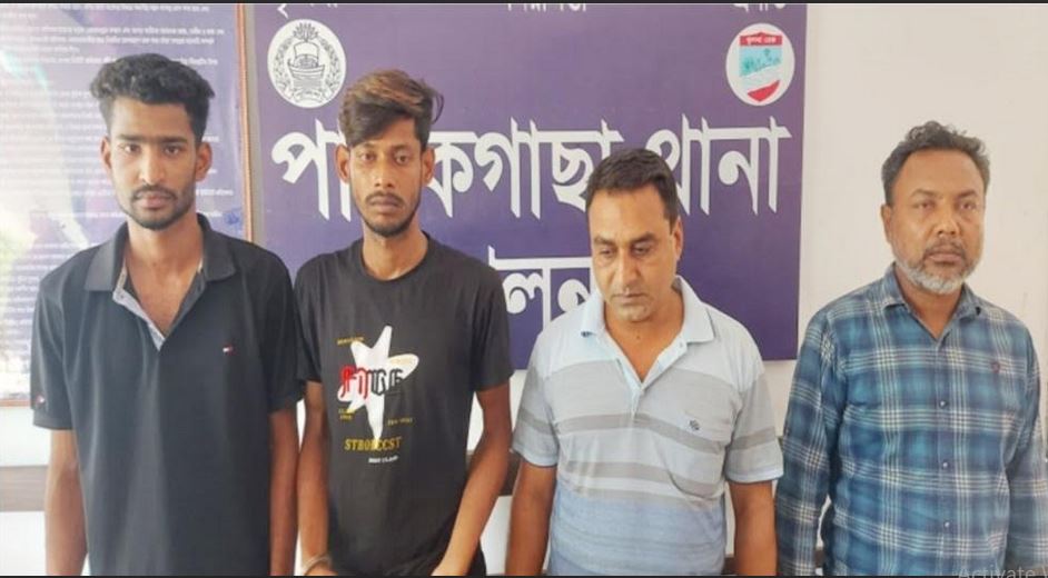 Four including banned BCL, Juboleague activists held in Khulna