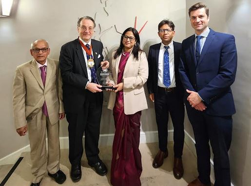 ICAB leaders met ICAEW leaders in UK