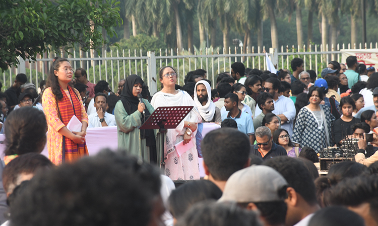 Women calls upon interim govt. for ensuring their rights, freedom 