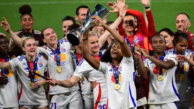 Lyon win fourth French women's crown in a row