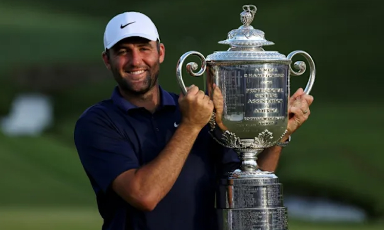 Hard-fought PGA win won't spark future major talk for Scheffler