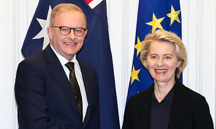 EU seeks new defence agreement with Australia