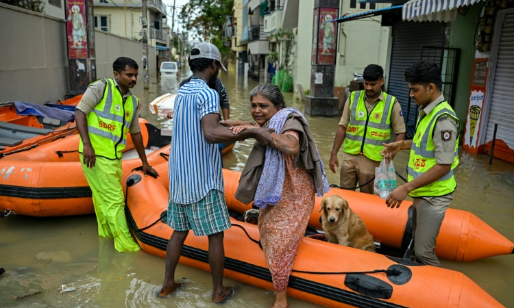 One dead as rains choke India's tech capital