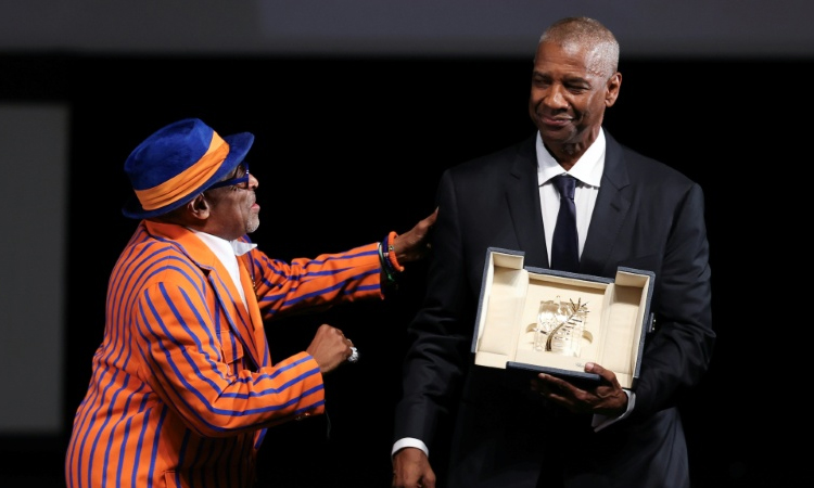 Red carpet clash dampens Denzel Washington's award at Cannes
