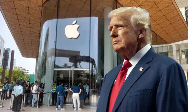 Trump threatens 25% tariff on Apple if iPhones not manufactured in US     