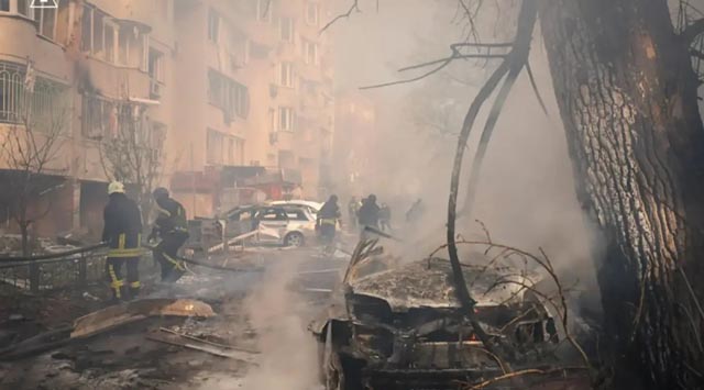 Kyiv on alert for combined drone and missile strike: mayor