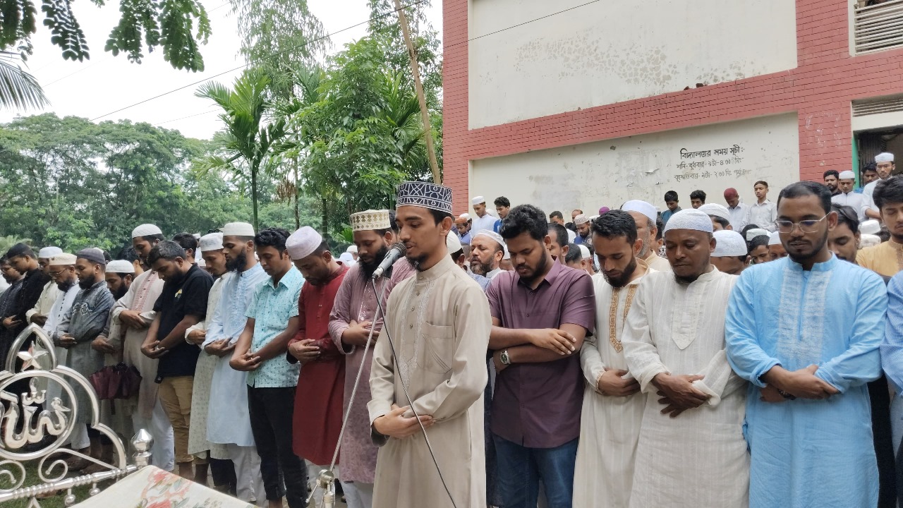 July Shaheed Hasan laid to rest in Noakhali