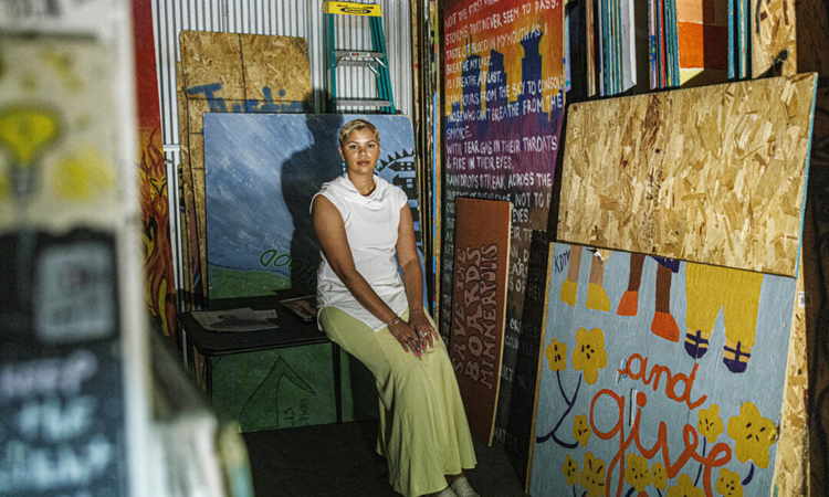 Discarded protest art preserves George Floyd legacy