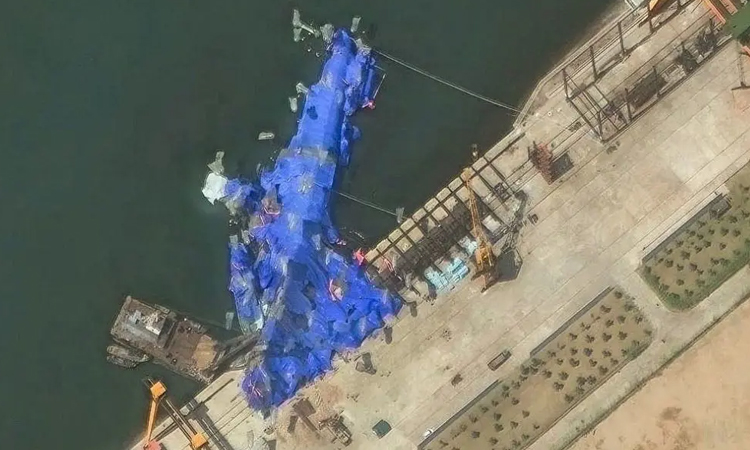 N. Korea detains another official over warship launch accident