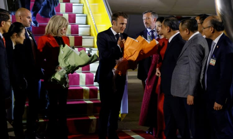 France's Macron in Vietnam to offer third way between US, China