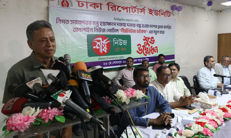 Media won't be free unless democracy re-established: Khasru