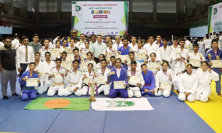 BKSP emerges champions in Invitational Judo