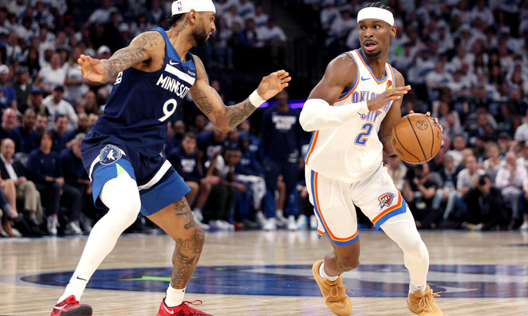 Gilgeous-Alexander scores 40 as Thunder on brink of NBA Finals