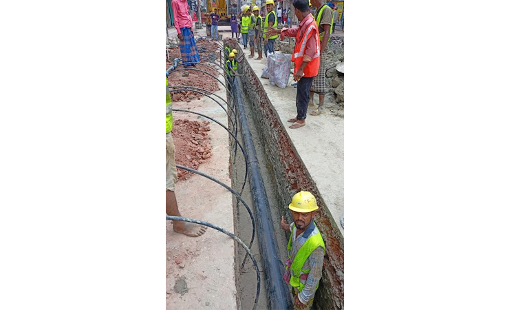 Construction of sewerage treatment plants progressing fast in Khulna
