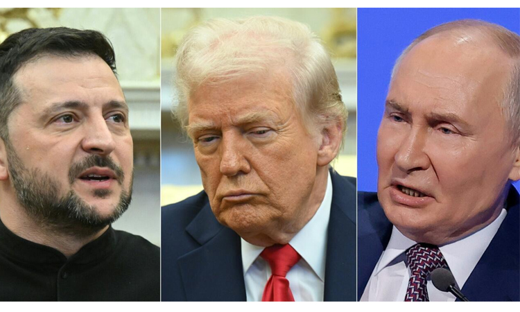 Zelensky proposes three-way meeting with Trump, Putin