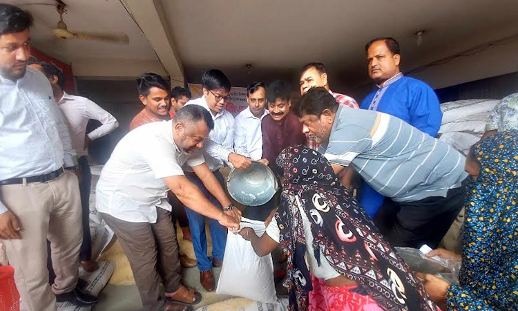 VGF rice distribution starts in Tangail
