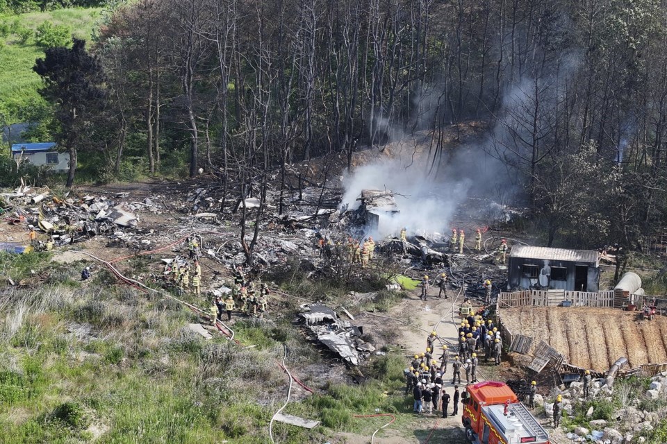 Navy patrol plane crashes in South Korea, killing four