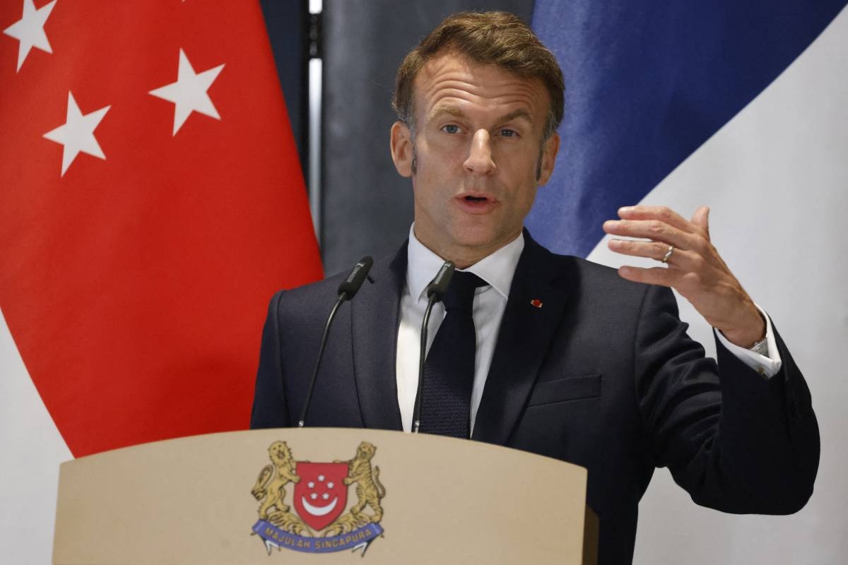 France's Macron says Ukraine a 'test of credibility' for US