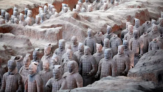Man jumps into display of China's Terracotta Army: officials