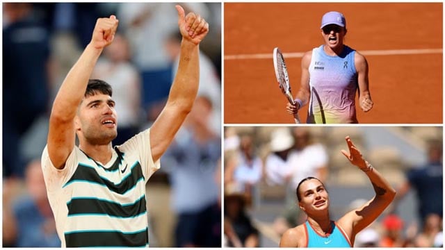 Alcaraz, Swiatek and Sabalenka in French Open semi-final hunt