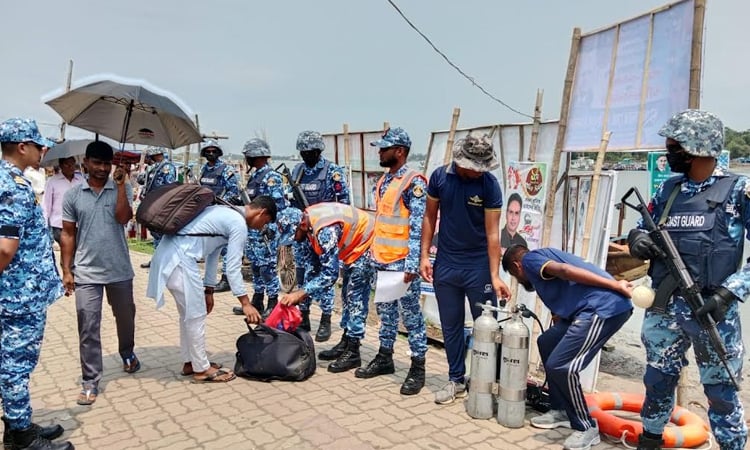 Coast Guard maintains security at coastal regions ahead of Eid