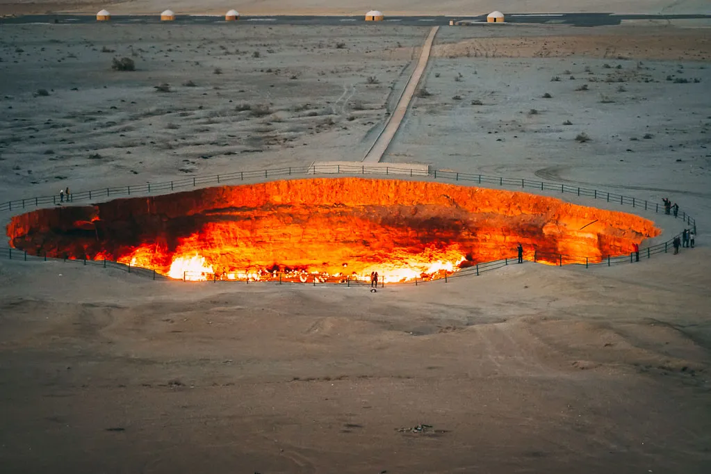 Turkmenistan reduces 50-year fire dubbed 'Gateway to Hell'