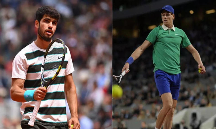 Alcaraz puts French Open title on line against scorching Sinner