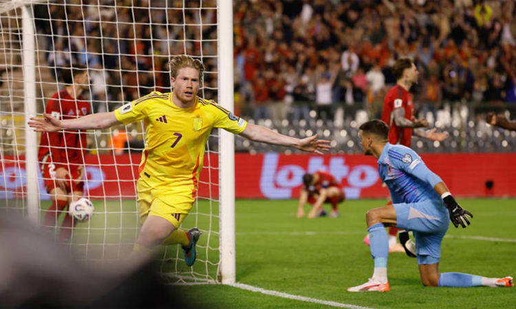 Belgium battle past Wales, Italy win in World Cup qualifying