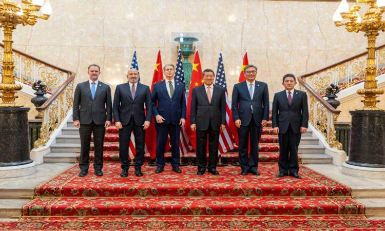 Asian markets extend gains as China-US talks head into second day